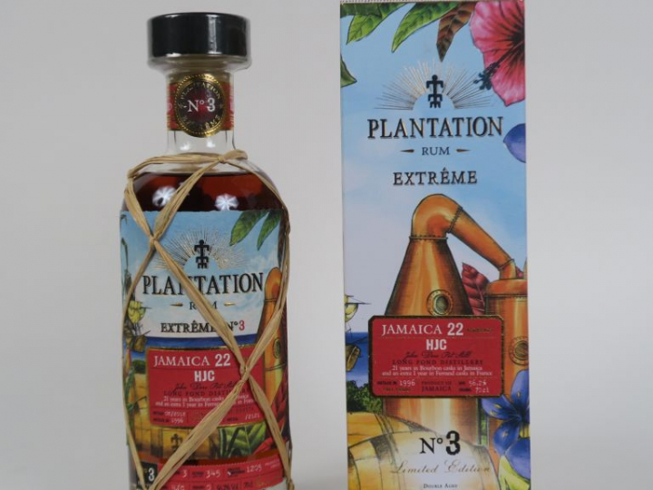 1 BOUTEILLE RHUM PLANTATION EXTRÊME N°3 LONG POND HJC 22 ANS DISTILLE 