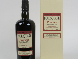 Vente aux enchères 1 BOUTEILLE RHUM FOURSQUARE PRINCIPIA 62° VELIER - COFFRET