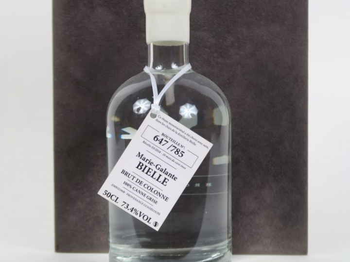 1 BOUTEILLE RHUM BIELLE "73°4" NUMEROTE 647/785 73,4° by OLD BROTHERS