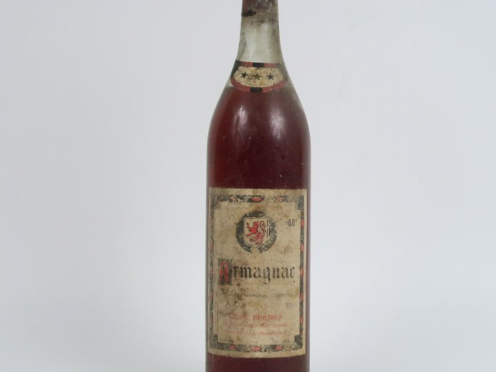 1 VIEILLE BOUTEILLE (1 L) ARMAGNAC CAVÉ FRÈRES '***'