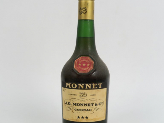 Vente aux enchères 1 BOUTEILLE COGNAC MONNET