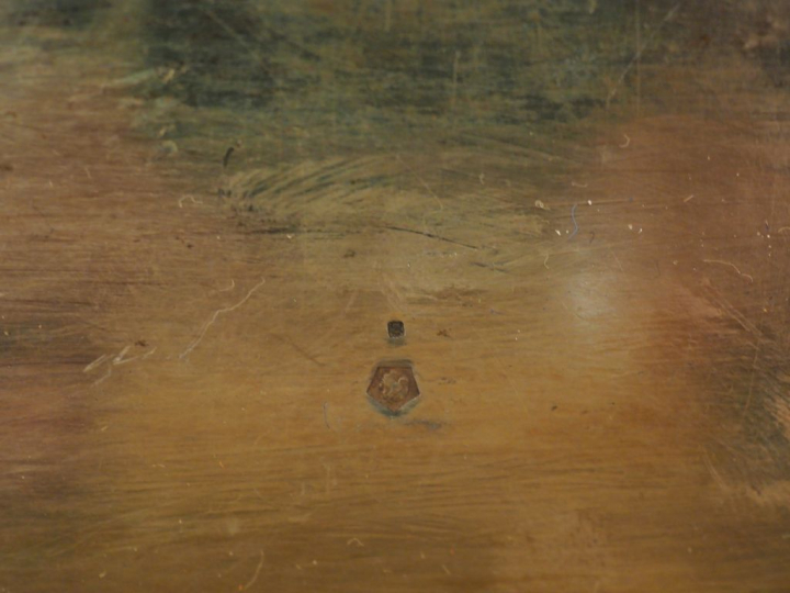 Coffret en argent étranger, à décor de godrons. Reposant sur quatre pi