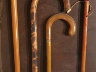 Vente aux enchères Lot de 3 cannes et un makila.