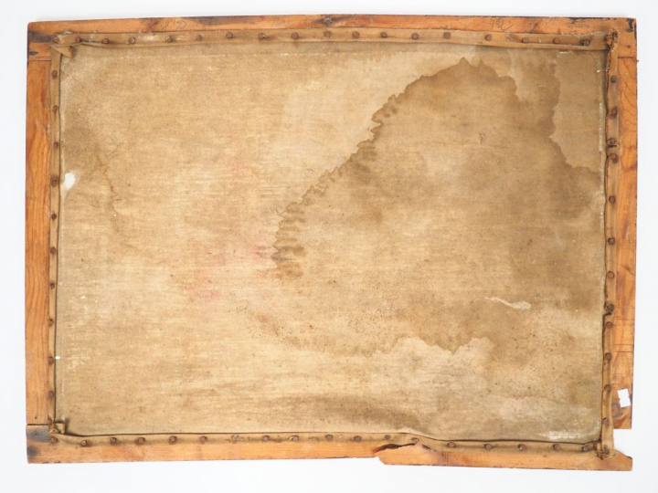 André FONS GODAIL.  "Paysage des pyrénées orientales". Huile sur toile