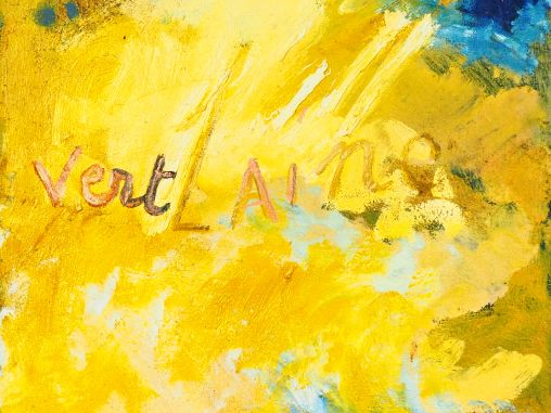 LEBIE. "Vert Laine" . Huile sur toile, signée en bas à droite . Dim. 8