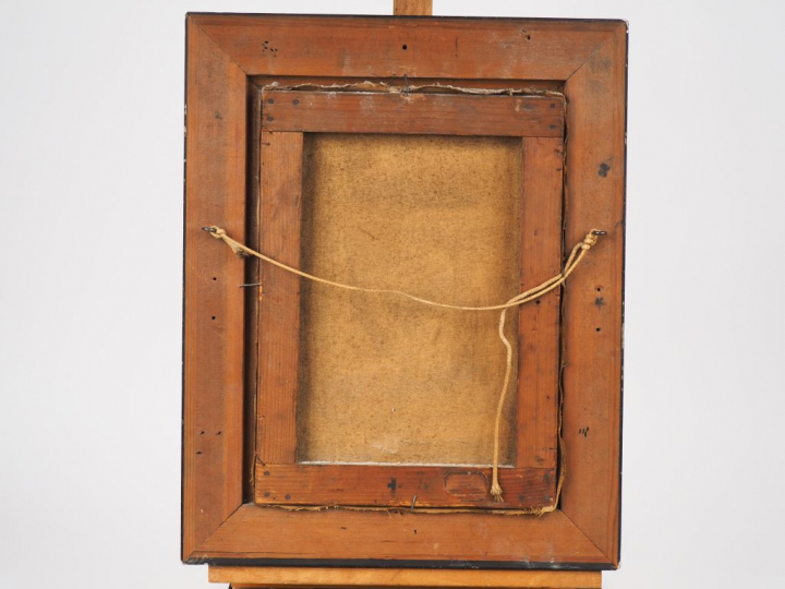 Adolphe MONTICELLI.  "Scène galante" Huile sur toile, signée en bas à 