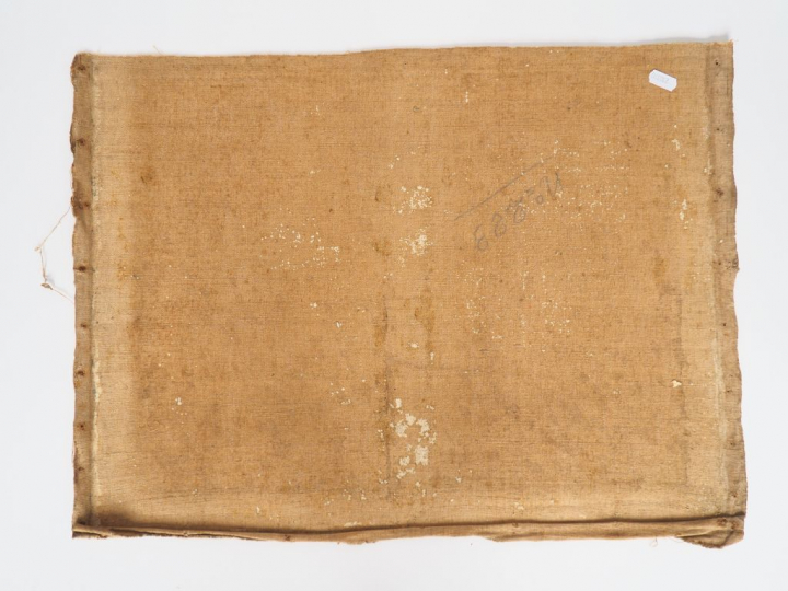 Léon PARENT. "les quais de Seine à Paris" Huile sur toile, signée en b