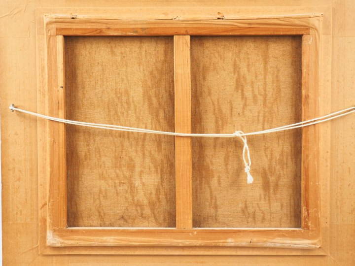 Henri Louis SCHAEFFER. "Le port de Bonifacio" Huile sur toile,signée e