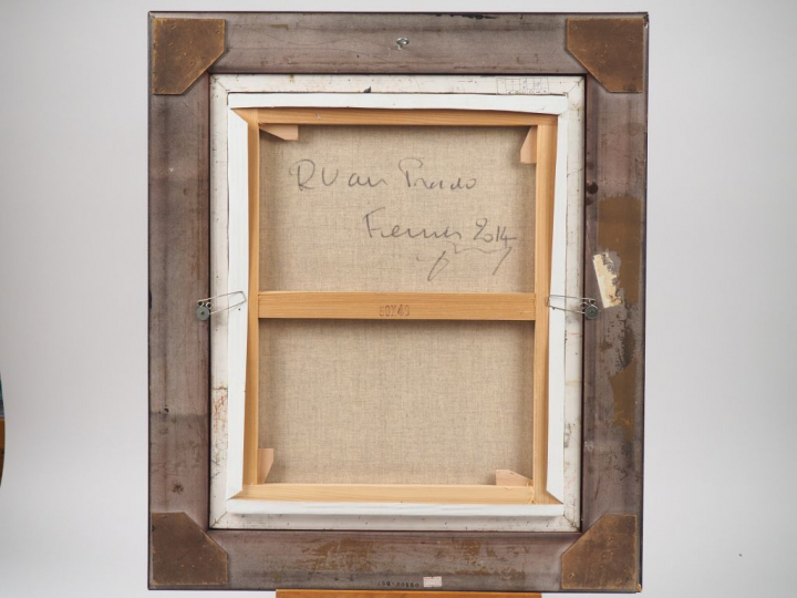 TIMMERS. "Portrait" Huile sur toile, signée en bas à droite. Dim. 50 x