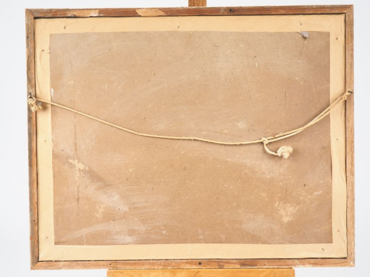 Ecole française début XXème. "La grève". Paire d'aquarelles. Dim. À vu