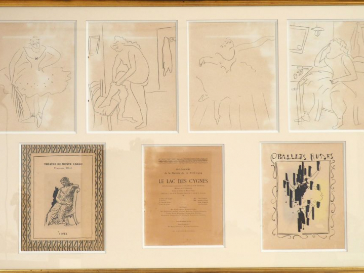 Théatre de Montecarlo 1923. Programme officiel pour le lac des cygnes,