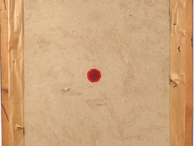 Elena CASTORI. "Portrait de Mario CAVAGLIERI" Pastel, signé en bas à g