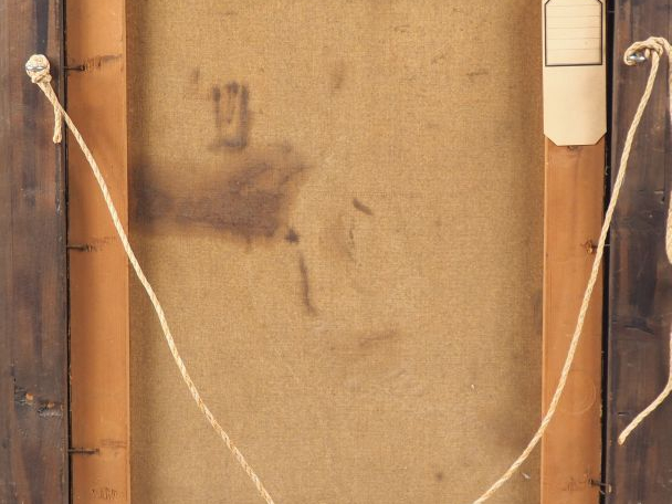 Mario CAVAGLIERI.  "Le sonneur de cloches au chapelet" Huile sur toile