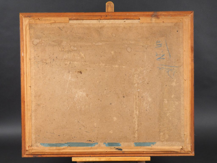 GAMELIN. "La mort du soldat romain"  Dessin signé en haut à droite  Di