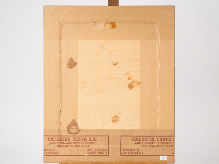 Ecole XIXème.  "Saint André" Dessin au lavis Dim. 25,5 x 18 cm