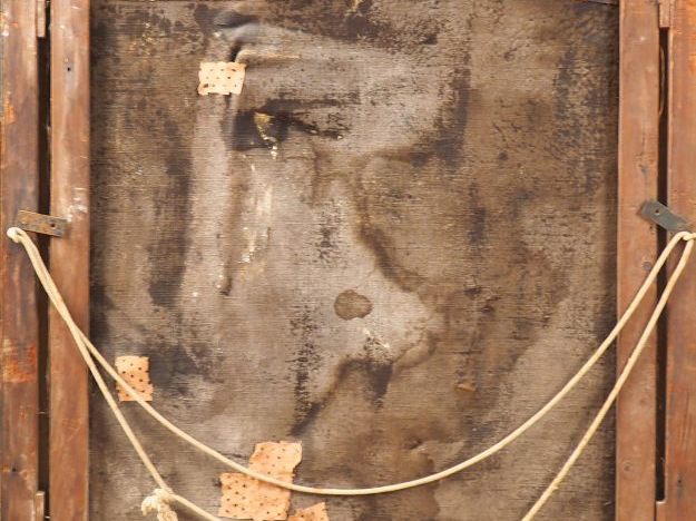 Ecole française XVIIème "Vierge à l'enfant" Huile sur toile  Dim. 85 x