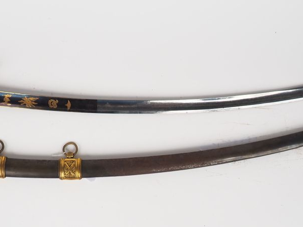 Sabre type officier d’artillerie à cheval tardif (Restauration/second 