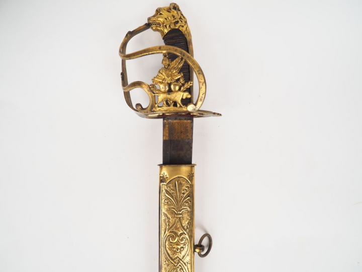 Sabre d’officier des troupes à pied « petit Montmorency » contemporain