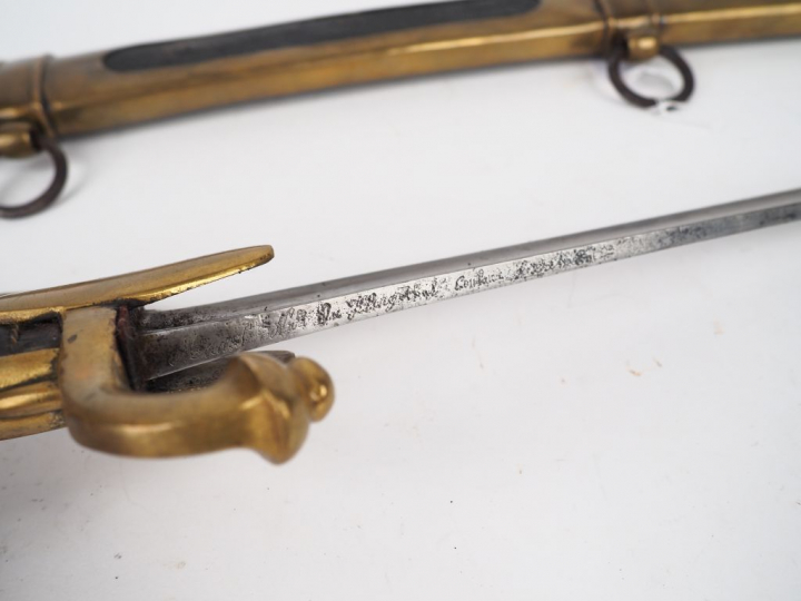 Sabre type artillerie à cheval garde des consuls (réf 152 pétard tome 