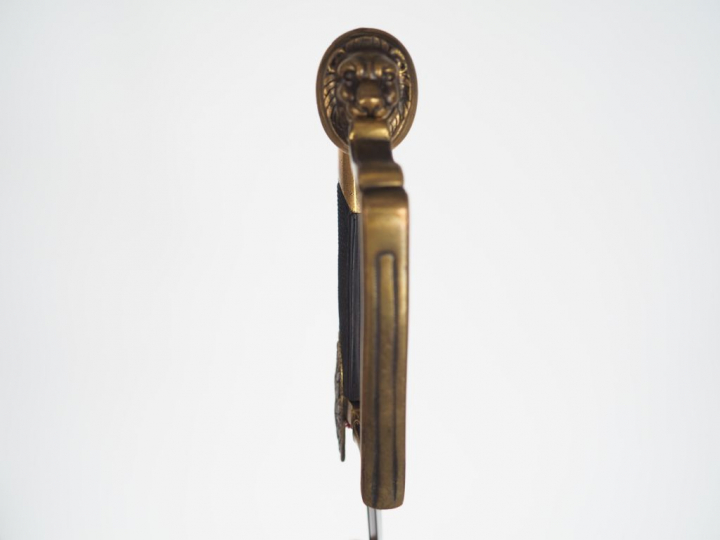 Sabre d’officier de cavalerie légère époque Consulat, monture en bronz