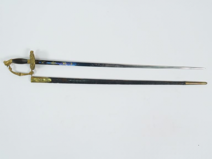 Très belle épée d’officier supérieur de la garde nationale époque Loui