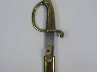 Vente aux enchères Sabre briquet modèle AN XI fabrication « Manufacture impériale du Klin