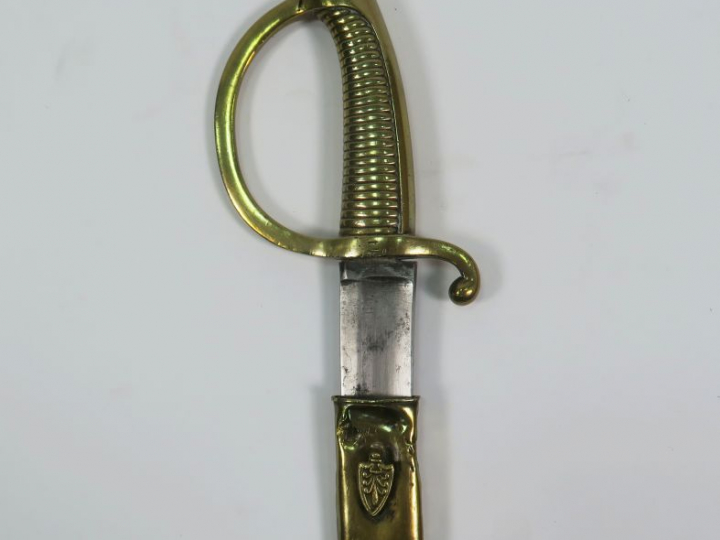 Sabre briquet type AN XI de petite proportion fabrication de l’industr