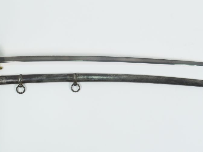 Sabre troupe de cavalerie légère au règlement de 1816. Monture en bron