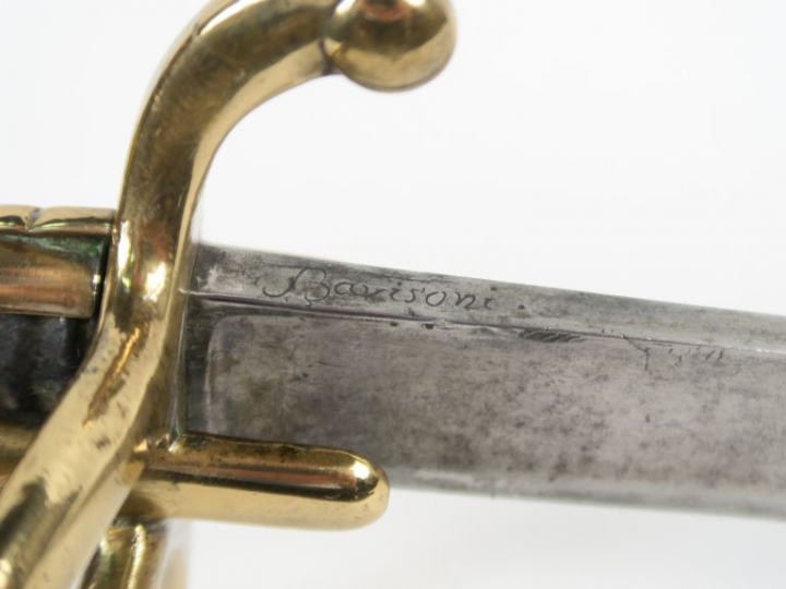 Sabre de cavalerie légère sur le modèle de l’ AN XI troupe, lame à dos