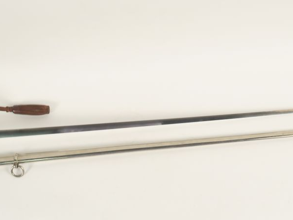 Sabre modèle 1882 d’officier d’infanterie, arme montée maillechort, fu