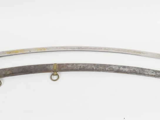 Sabre de cavalerie Germanique « à la Blücher », très belle lame courbe