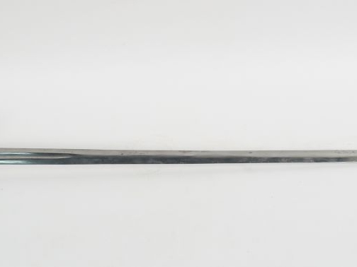 Belle épée à la française tardive. Monture bronze fondu, pommeau ovale