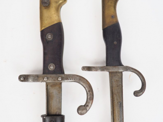 Vente aux enchères Baïonnette modèle 1874 de fusil Gras infanterie issue de la manufactur