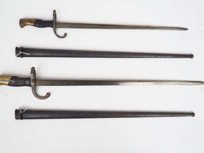 Baïonnette modèle 1874 de fusil Gras infanterie issue de la manufactur