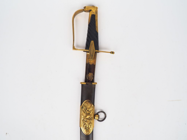 Sabre type officier de hussard ou de cavalerie légère dit « à l’allema