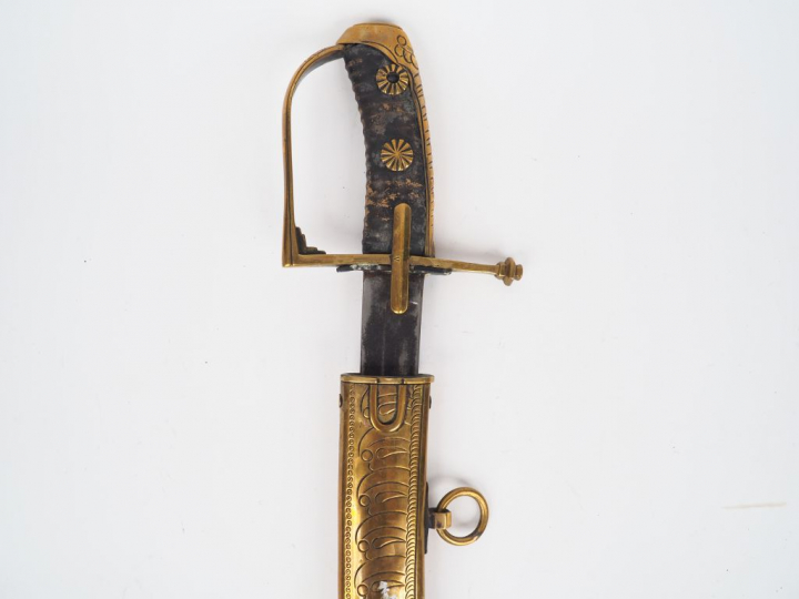 Réplique moderne d’un sabre d’officier de cavalerie Austro-Hongroise l