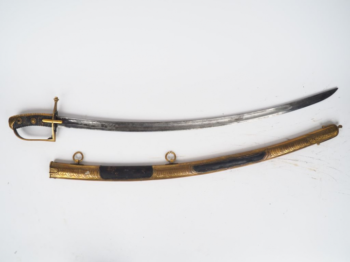 Réplique moderne d’un sabre d’officier de cavalerie Austro-Hongroise l