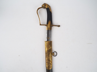 Vente aux enchères Sabre type officier des chasseurs à cheval ou de hussard consulat. Mon