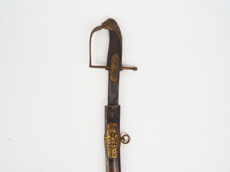 Vente aux enchères Sabre de cavalerie légère optimisé pour en faire un sabre d’officier d