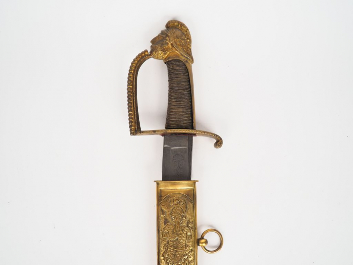 Reconstitution hétéroclite moderne d’un sabre de récompense qui aurait