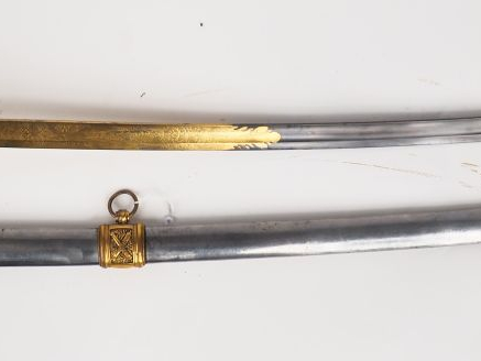 Sabre dans le goût de ceux portés par les officier du train d’artiller