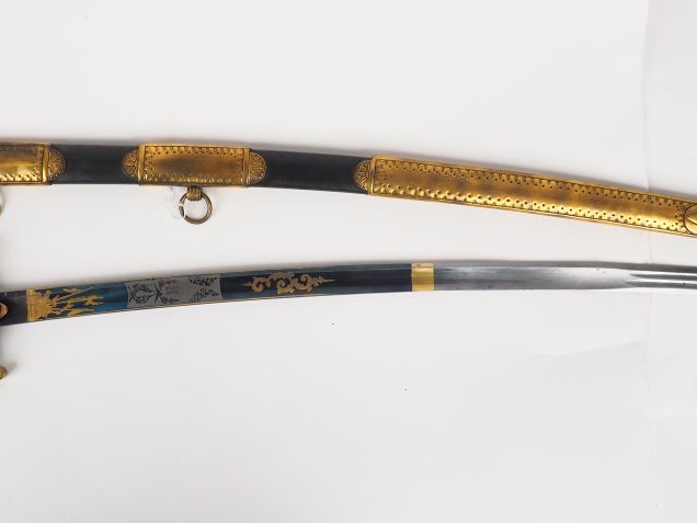 Belle reproduction d’un sabre de récompense des officiers généraux sou