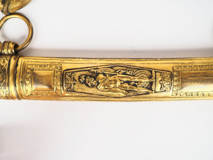 Reconstitution moderne d’une sabre de luxe ou de récompense pour offic