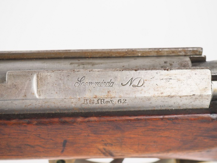 Très beau fusil d’infanterie Dreyse 1862 à aiguille, arme nr 3898 (sur