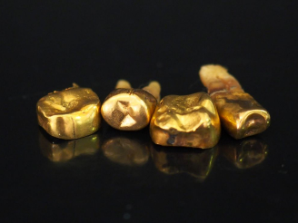 Vente aux enchères Dents en or.  Poids tel. 7,15 g   