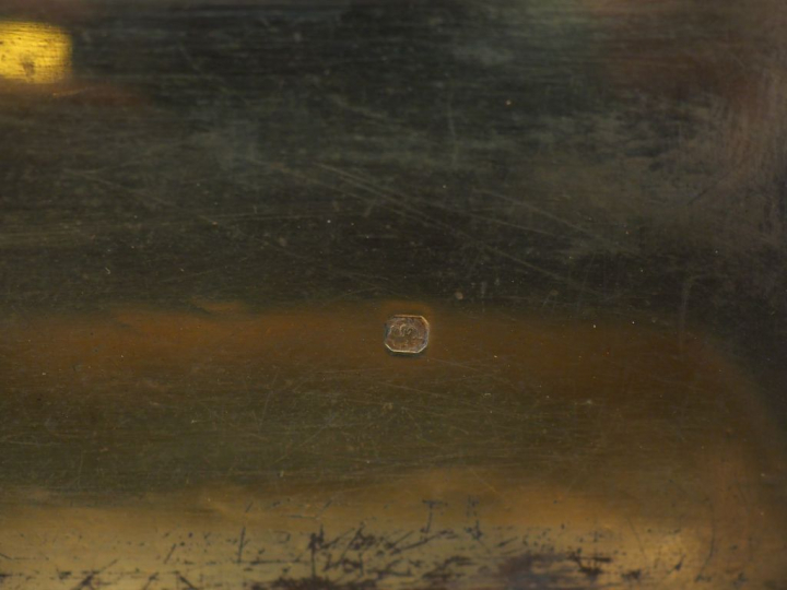 Deux différentes boites à tabac en argent, poinçon Minerve, à décor de