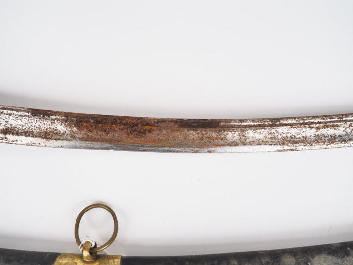 Sabre dans le goût d'un sabre  de cavalerie à garde de bataille, lame 