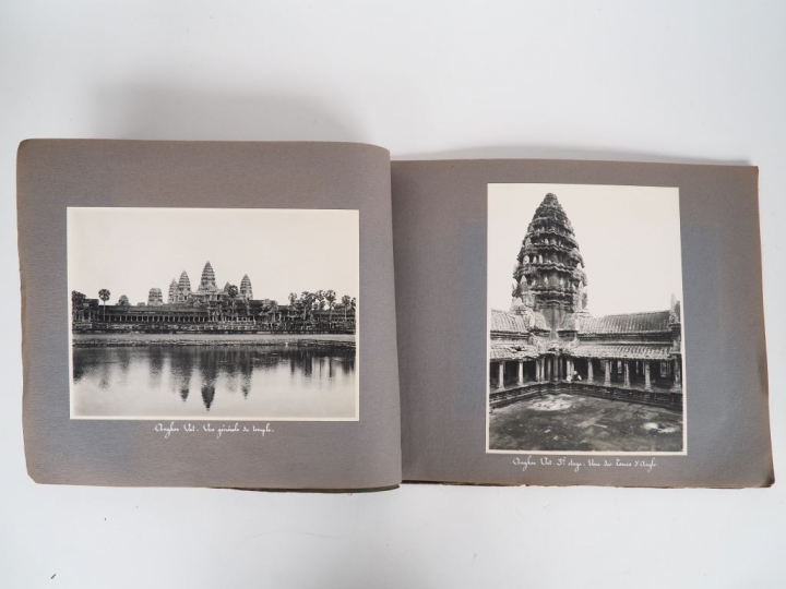 Album "Indochine Française, Ruines d'Angkor", du gouvernement général 