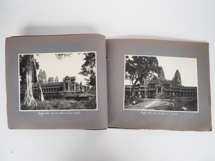 Album "Indochine Française, Ruines d'Angkor", du gouvernement général 