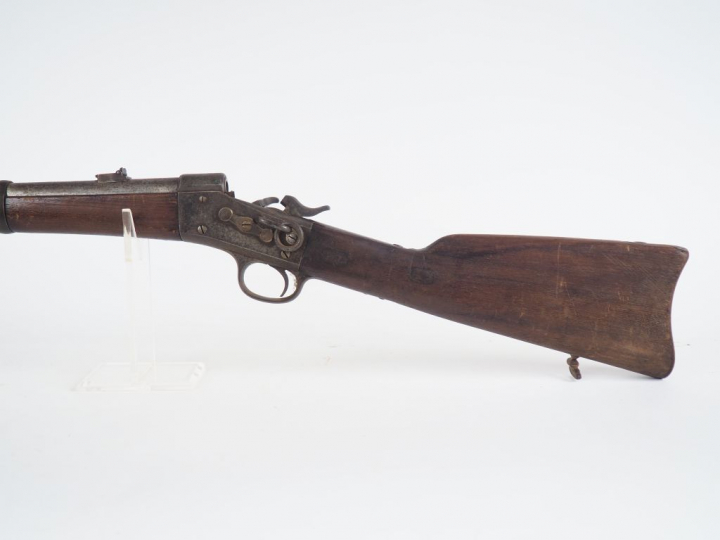 Mousqueton Remington Rolling-block, mécanisme fonctionnel en calibre 5